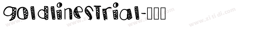 GoldLinesTrial字体转换