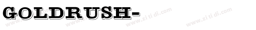 GoldRush字体转换
