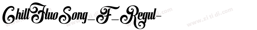 ChillHuoSong_F_Regul字体转换