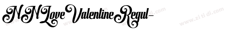 NNLoveValentineRegul字体转换