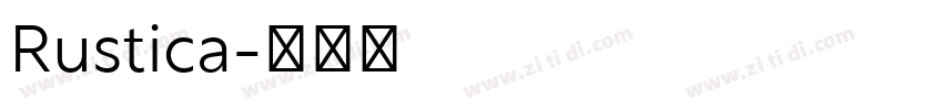 Rustica字体转换