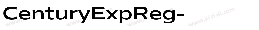 CenturyExpReg字体转换