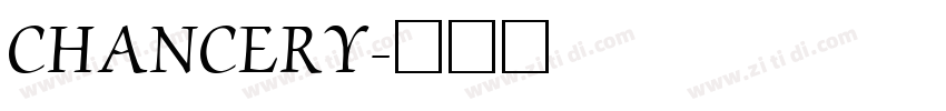 CHANCERY字体转换