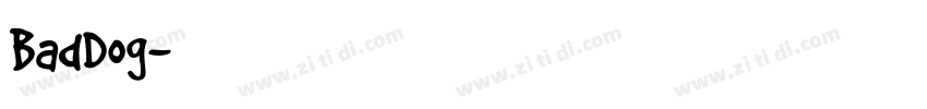 BadDog字体转换