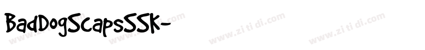 BadDogScapsSSK字体转换