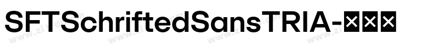 SFTSchriftedSansTRIA字体转换