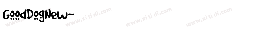 GoodDogNew字体转换