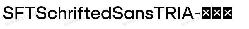 SFTSchriftedSansTRIA字体转换