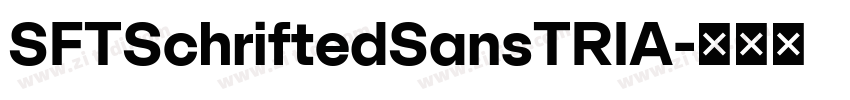 SFTSchriftedSansTRIA字体转换 SFTSchriftedSansTRIA字体转换