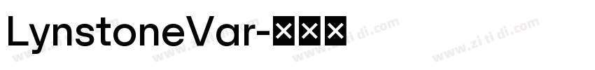 LynstoneVar字体转换