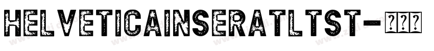 HelveticaInseratLTSt字体转换