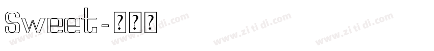Sweet字体转换