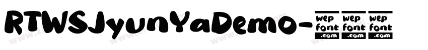 RTWSJyunYaDemo字体转换 RTWSJyunYaDemo字体转换