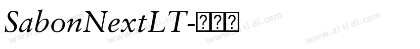 SabonNextLT字体转换