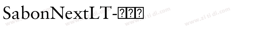 SabonNextLT字体转换