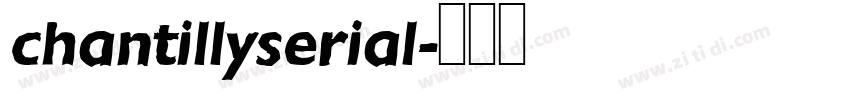 chantillyserial字体转换