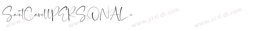 SaintCarellPERSONAL字体转换