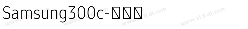 Samsung300c字体转换