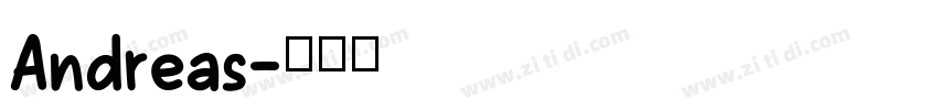 Andreas字体转换