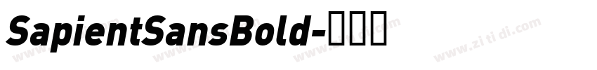 SapientSansBold字体转换 SapientSansBold字体转换