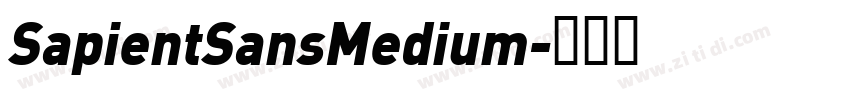 SapientSansMedium字体转换