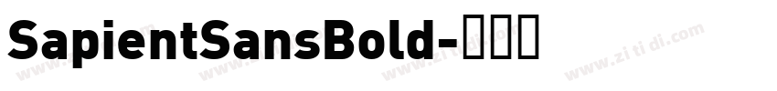 SapientSansBold字体转换 SapientSansBold字体转换
