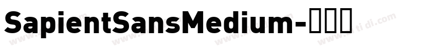 SapientSansMedium字体转换