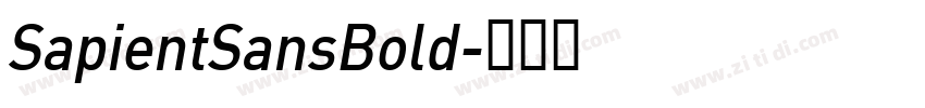 SapientSansBold字体转换 SapientSansBold字体转换