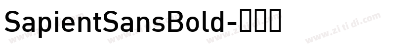 SapientSansBold字体转换 SapientSansBold字体转换