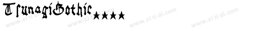 TsunagiGothic字体转换