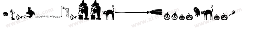 ScaryHalloweenFont字体转换