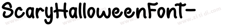 ScaryHalloweenFont字体转换