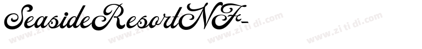 SeasideResortNF字体转换