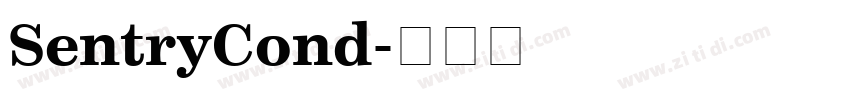 SentryCond字体转换