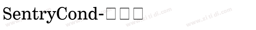 SentryCond字体转换