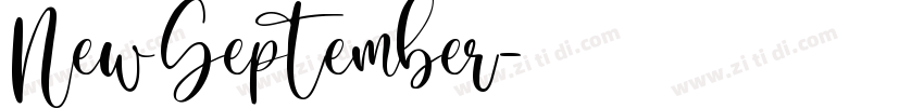NewSeptember字体转换