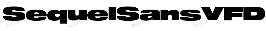 SequelSansVFDisp字体转换