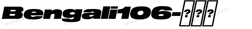Bengali106字体转换