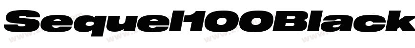 Sequel100Black字体转换 Sequel100Black字体转换