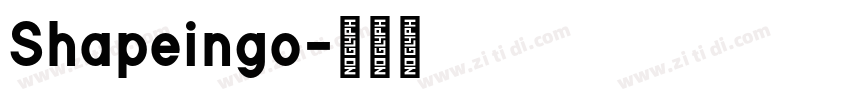Shapeingo字体转换