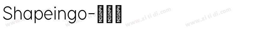 Shapeingo字体转换