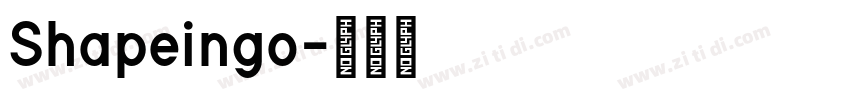 Shapeingo字体转换