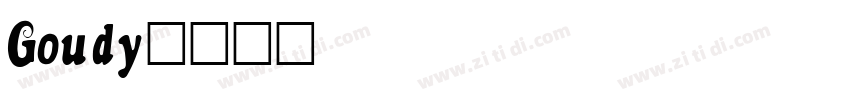Goudy字体转换