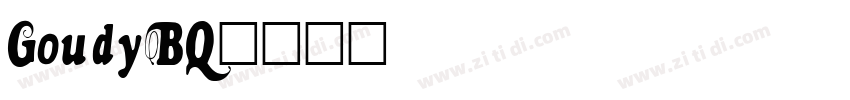 GoudyBQ字体转换