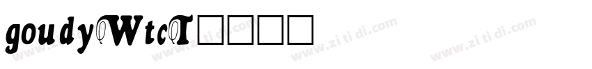 goudyWtcT字体转换