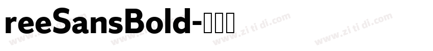reeSansBold字体转换