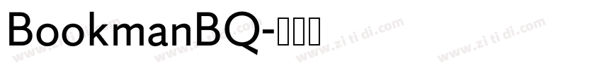 BookmanBQ字体转换