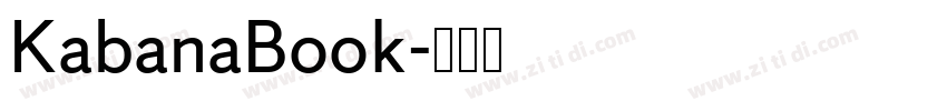 KabanaBook字体转换
