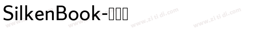 SilkenBook字体转换