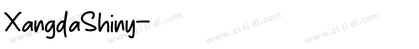 XangdaShiny字体转换